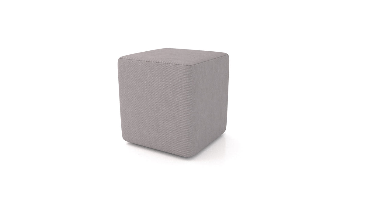 Hocker TA-3, Hocker von FEYDOM im Stoff Mollia FF-14 Middle Grey