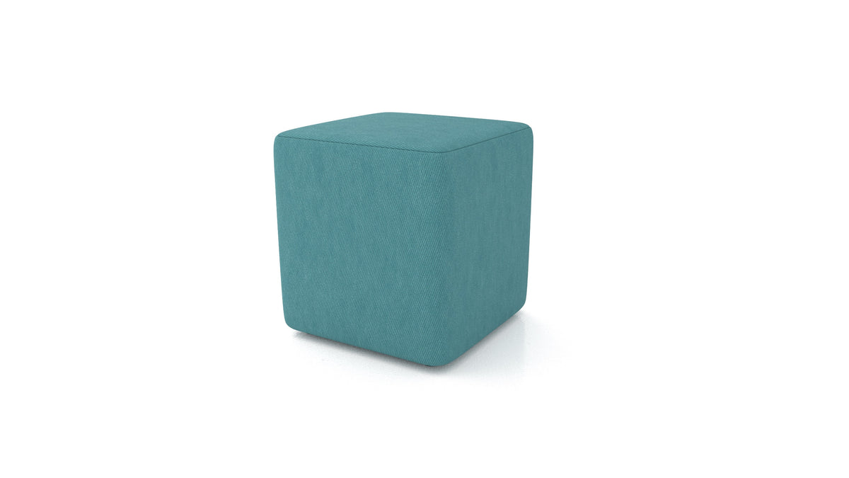 Hocker TA-3, Hocker von FEYDOM im Stoff Mollia FF-20 Turquoise