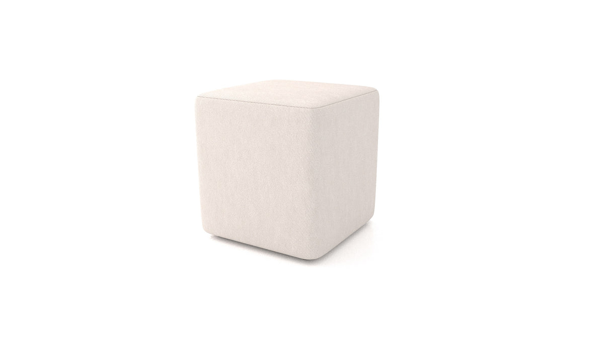 Hocker TA-3, Hocker von FEYDOM im Stoff Mollia HC-04 White