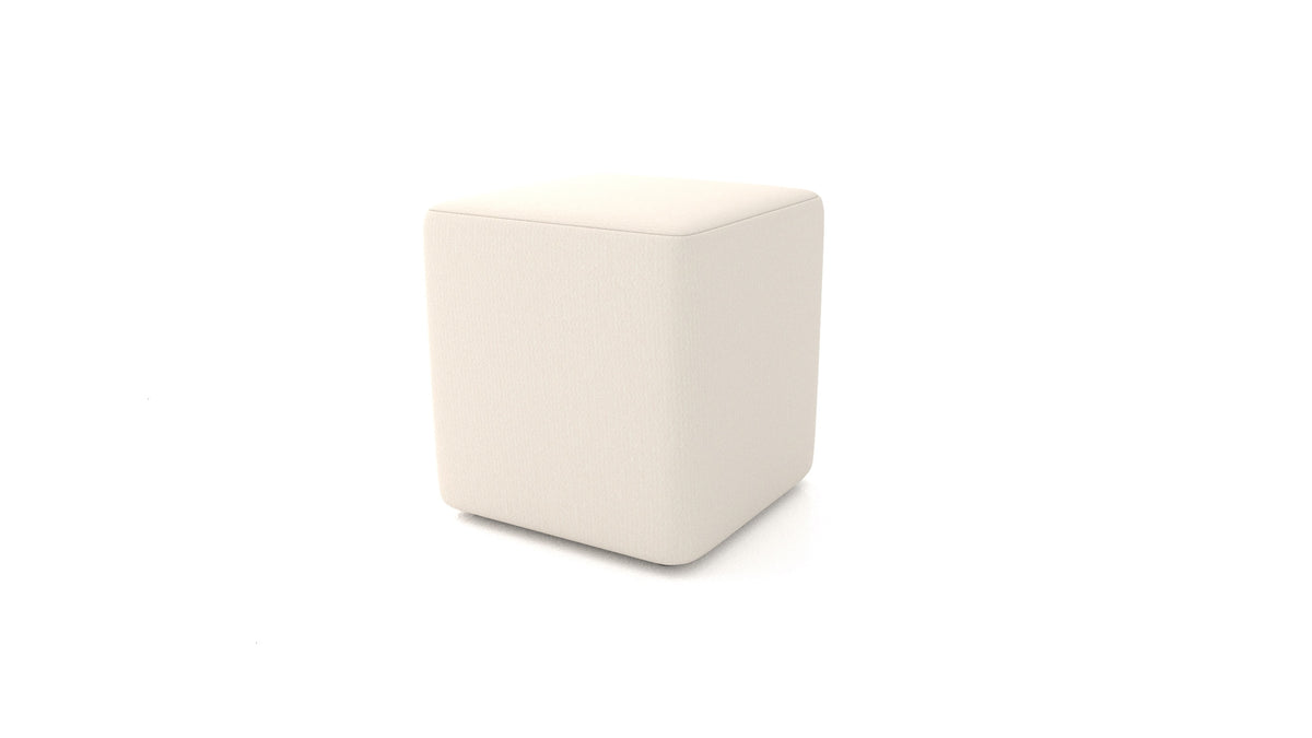 Hocker TA-3, Hocker von FEYDOM im Stoff Heim HM-03 White
