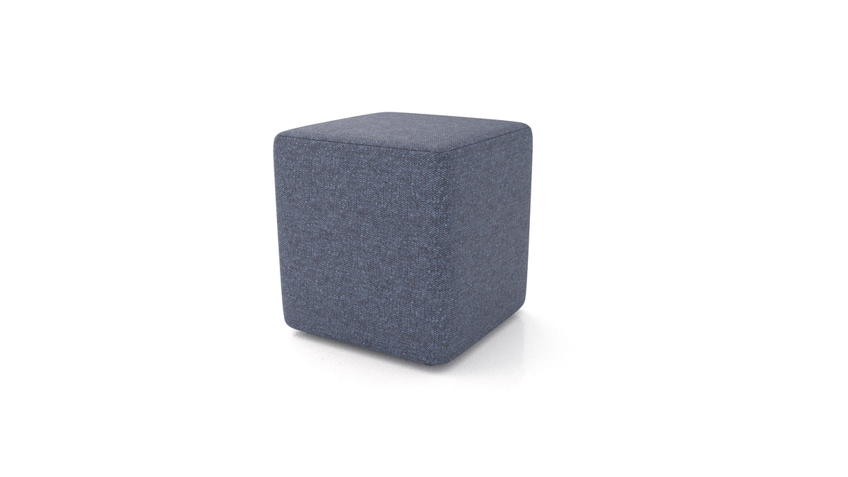 Hocker TA-3, Hocker von FEYDOM im Stoff Icon IC-79 Deep Blue