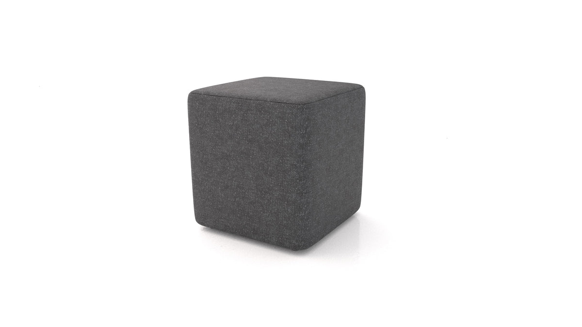 Hocker TA-3, Hocker von FEYDOM im Stoff Icon IC-99 Umbra