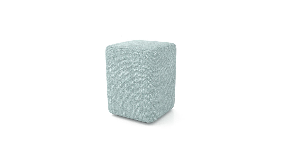 Hocker TA-4, Hocker von FEYDOM im Stoff Alure DE-75 Pastel Blue