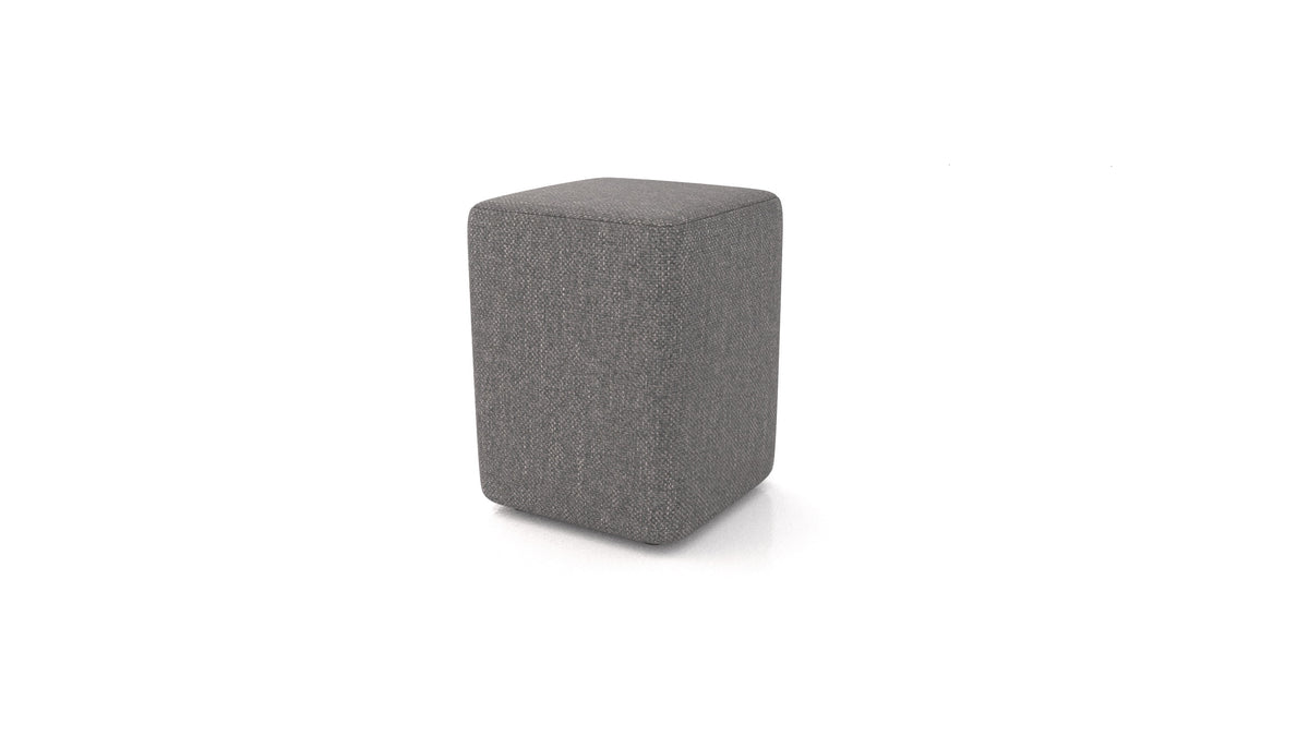 Hocker TA-4, Hocker von FEYDOM im Stoff Alure DE-92 Middle Grey