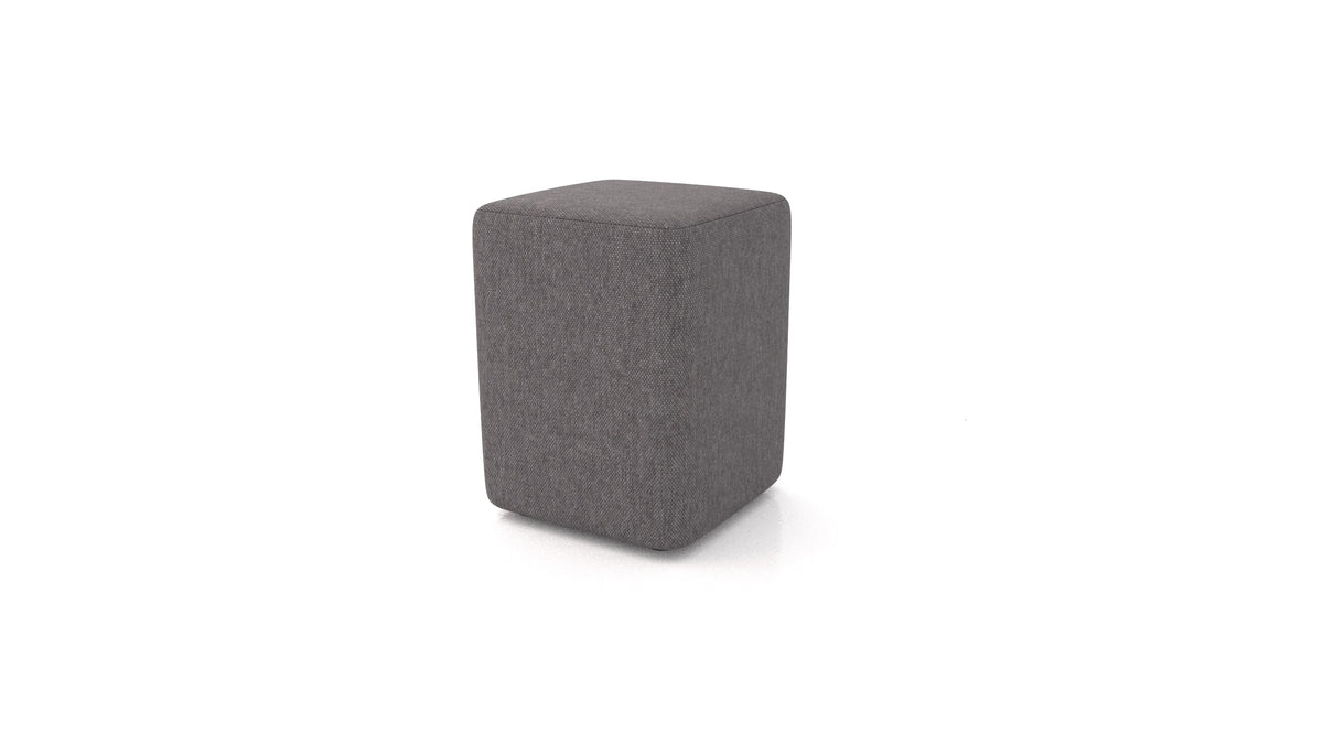 Hocker TA-4, Hocker von FEYDOM im Stoff Velare ET-12 Dark Grey
