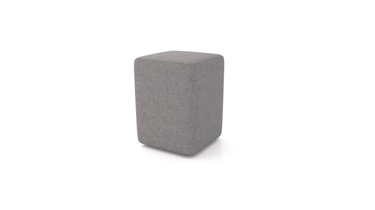 Hocker TA-4, Hocker von FEYDOM im Stoff Velare ET-14 Middle Grey