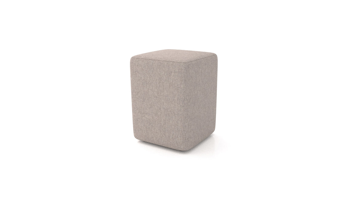 Hocker TA-4, Hocker von FEYDOM im Stoff Velare ET-15 Light Grey