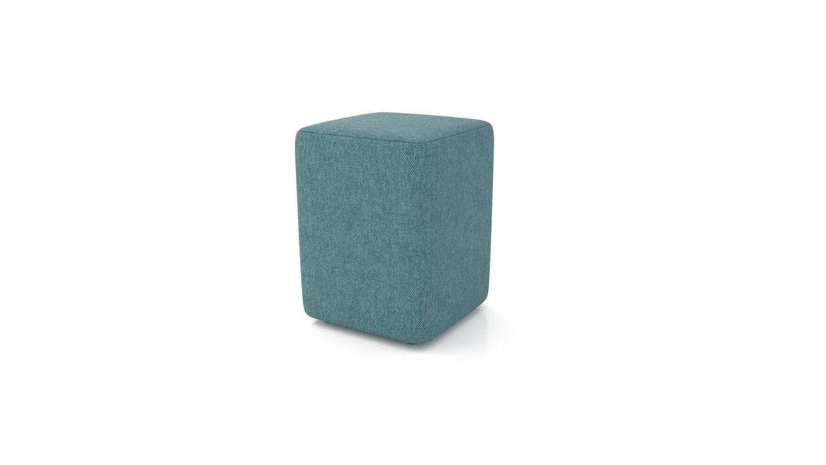 Hocker TA-4, Hocker von FEYDOM im Stoff Velare ET-16 Turquoise