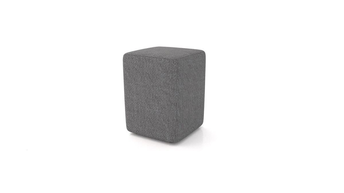 Hocker TA-4, Hocker von FEYDOM im Stoff Phoenix FE-92 Dark Grey