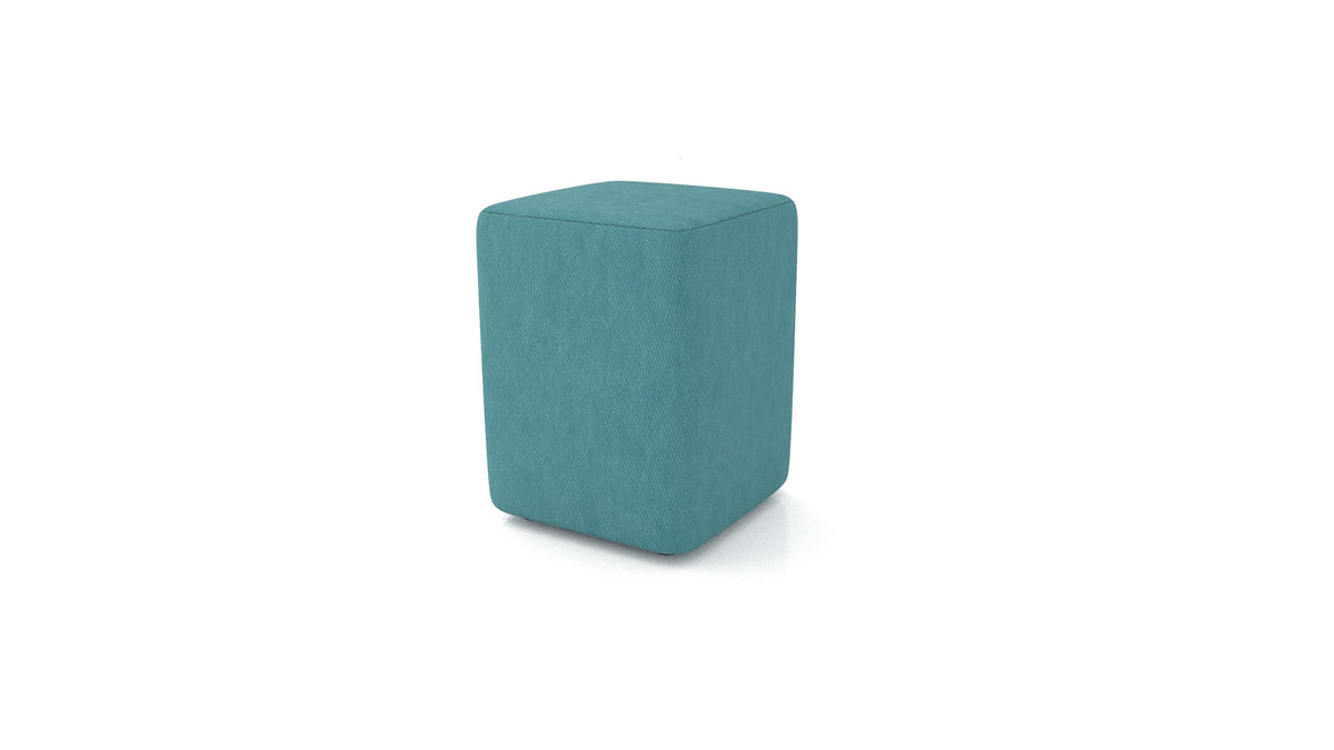 Hocker TA-4, Hocker von FEYDOM im Stoff Mollia FF-20 Turquoise