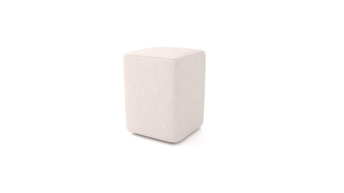 Hocker TA-4, Hocker von FEYDOM im Stoff Mollia HC-04 White