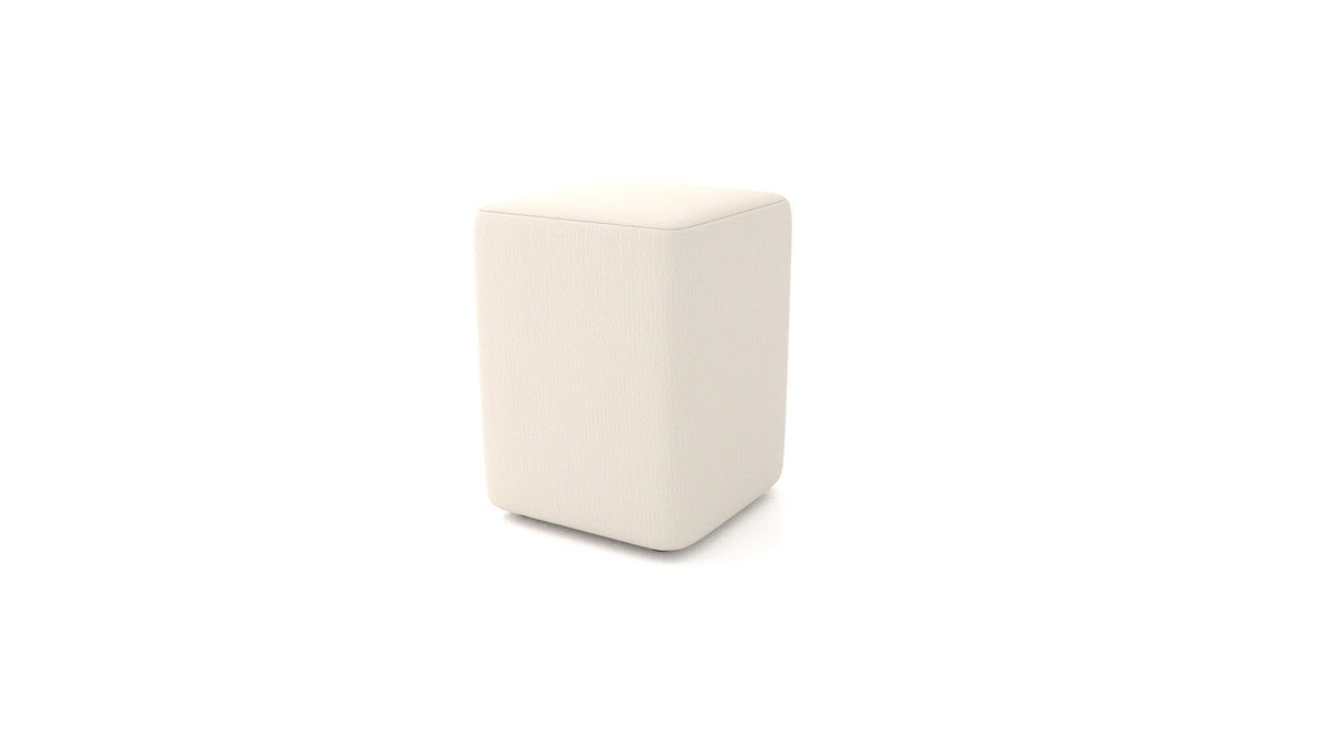 Hocker TA-4, Hocker von FEYDOM im Stoff Heim HM-03 White
