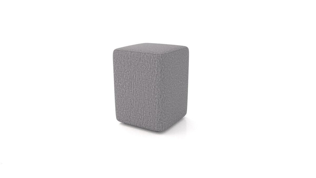 Hocker TA-4, Hocker von FEYDOM im Stoff Heim HM-95 Medium Grey
