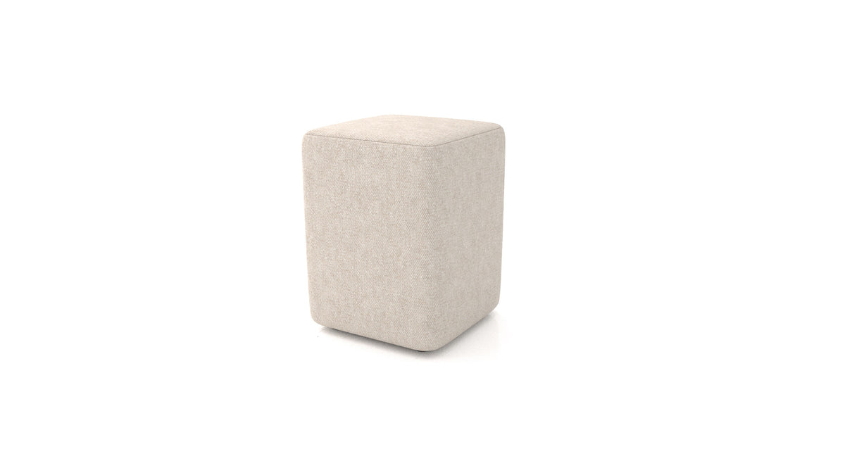 Hocker TA-4, Hocker von FEYDOM im Stoff Icon IC-02 Natur