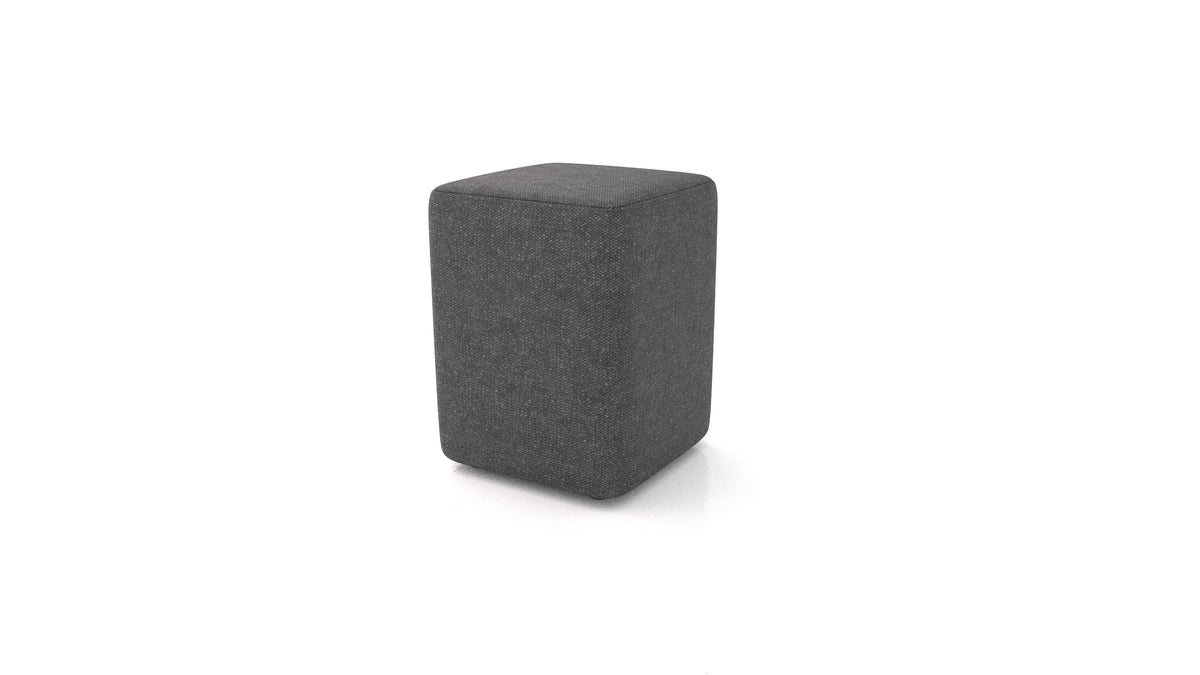 Hocker TA-4, Hocker von FEYDOM im Stoff Icon IC-99 Umbra