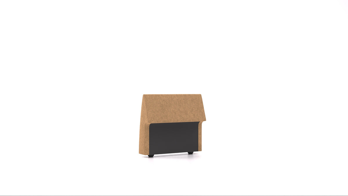 Matacao3 H75, Sofa-Modul von FEYDOM im Stoff Icon IC-45 Antic Gold
