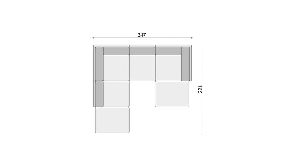 Clooods 4S2+ &ndash; Gestreckter U-förmiger Sitz