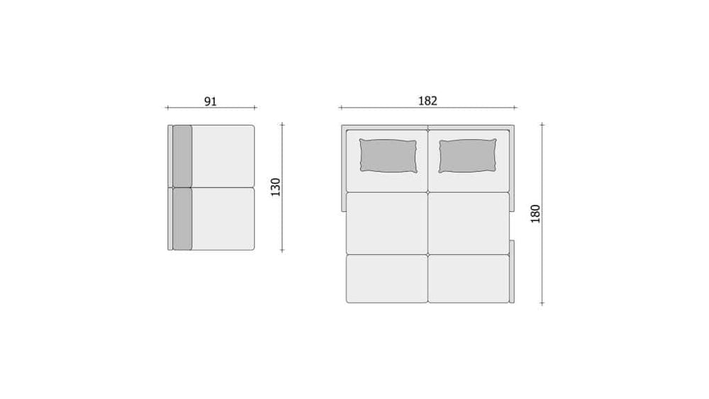 Clooods 4S2+ &ndash; Doppelbett + Zweisitzer