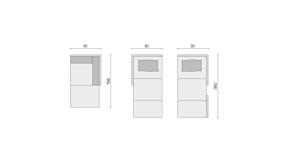 Clooods 4S+M &ndash; Zwei Betten + Liege