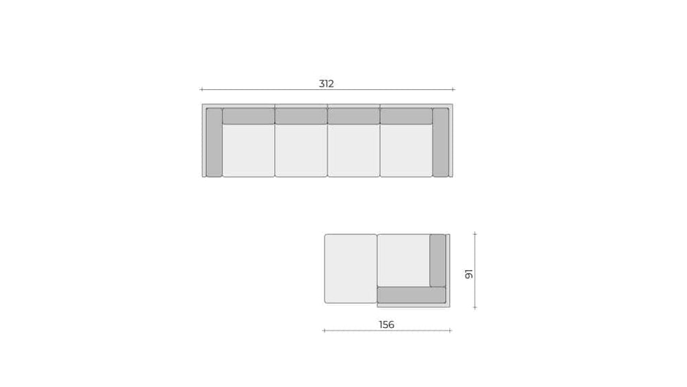 Clooods 4S+ &ndash; Viersitzer + Liege