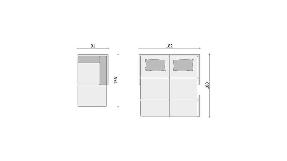 Clooods 4S+M &ndash; Doppelbett + Tagesbett