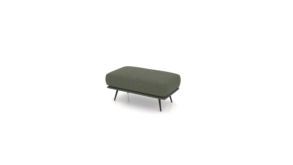 OIKO Hocker, Sofa-Modul von FEYDOM im Stoff Velare ET-38 Pine