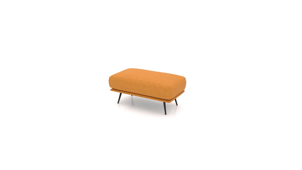 OIKO Hocker, Sofa-Modul von FEYDOM im Stoff Velare ET-48 Antic Gold