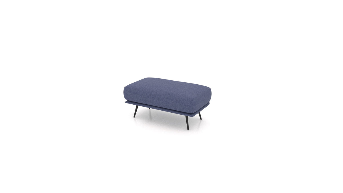 OIKO Hocker, Sofa-Modul von FEYDOM im Stoff Velare ET-80 Noble Blue