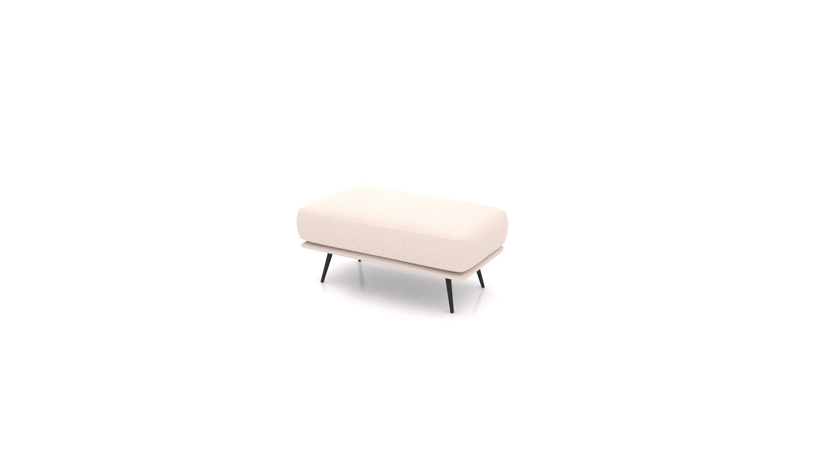 OIKO Hocker, Sofa-Modul von FEYDOM im Stoff Hygge HG-04 Natur