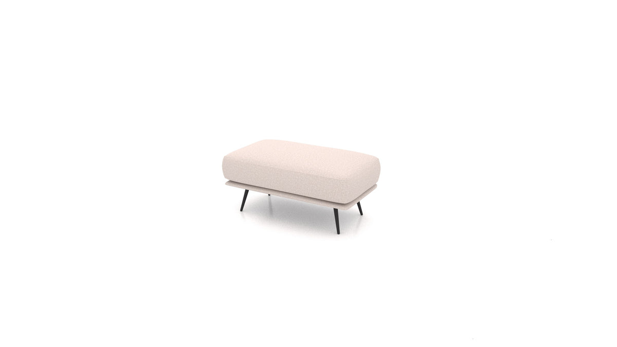 OIKO Hocker, Sofa-Modul von FEYDOM im Stoff Hygge HG-08 Cappuccino