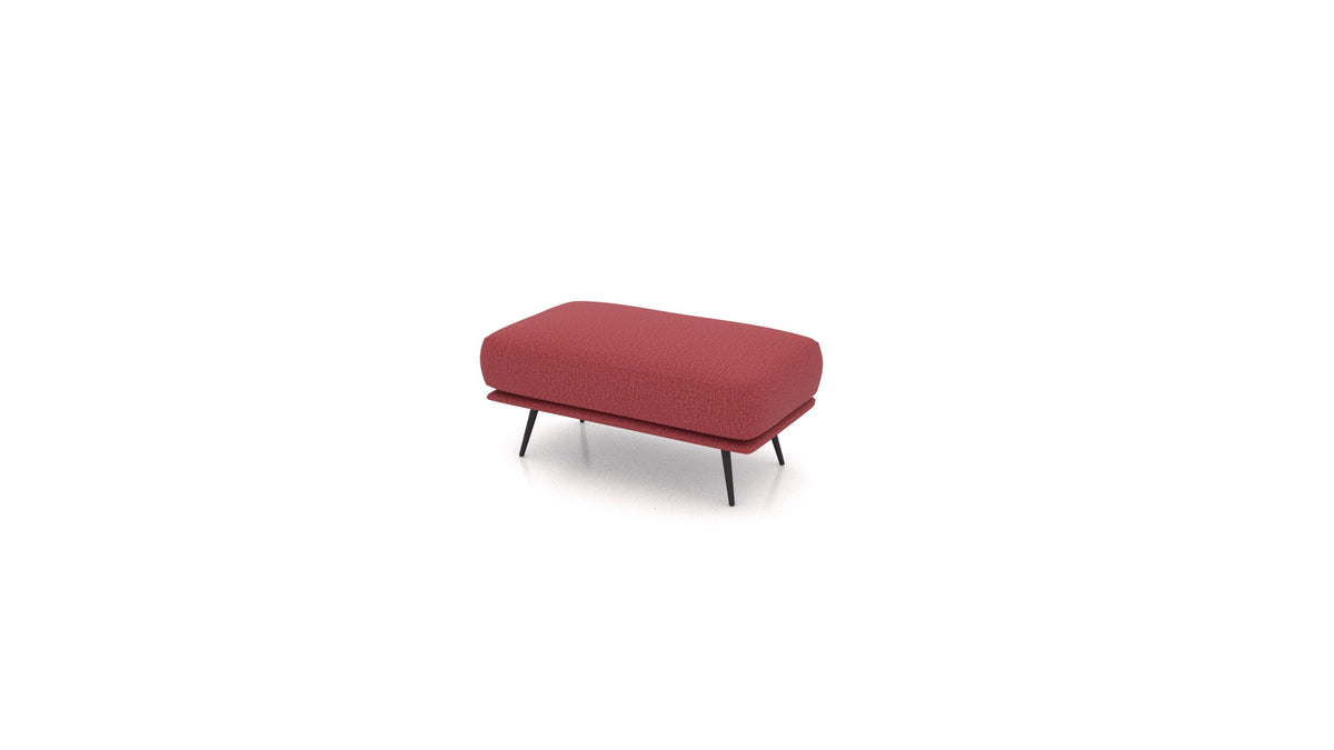 OIKO Hocker, Sofa-Modul von FEYDOM im Stoff Heim HM-58 Cherry