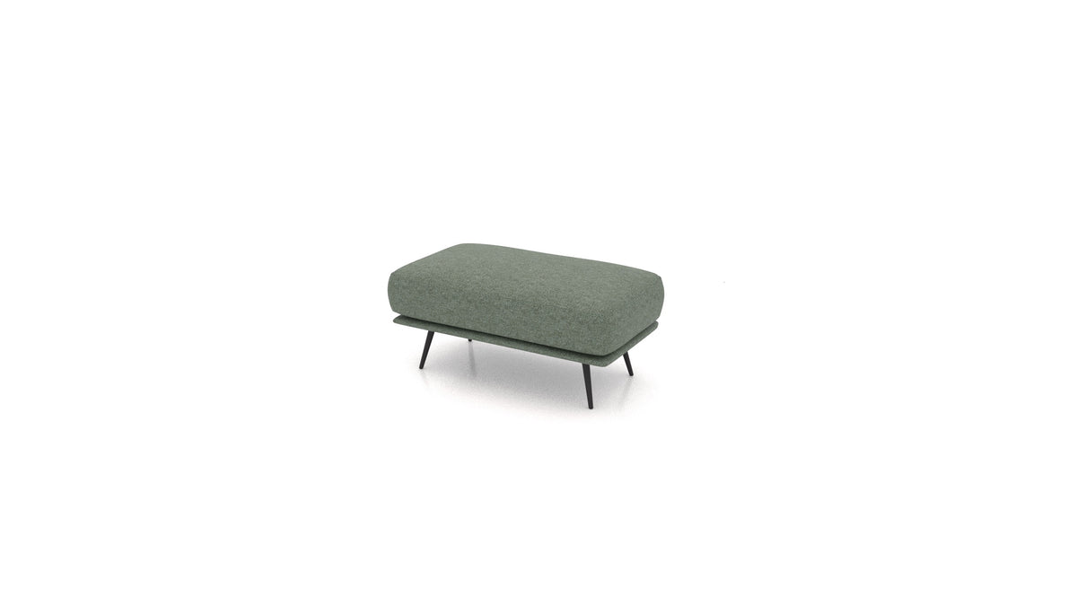OIKO Hocker, Sofa-Modul von FEYDOM im Stoff Icon IC-39 Forest