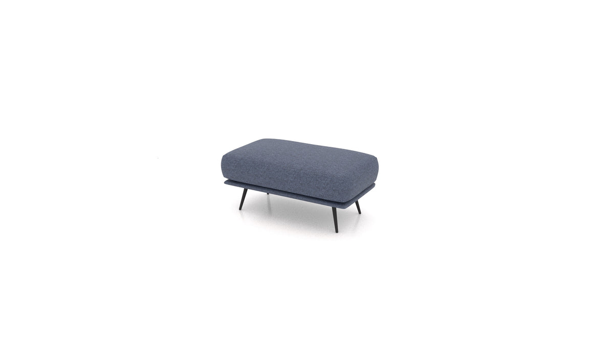 OIKO Hocker, Sofa-Modul von FEYDOM im Stoff Icon IC-79 Deep Blue