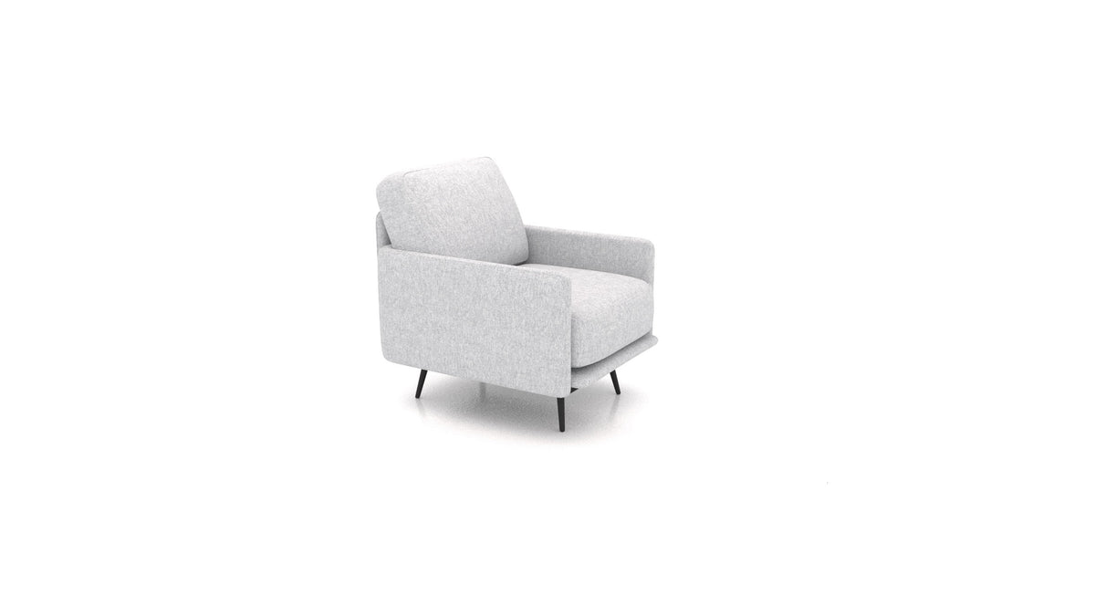 OIKO Sessel+, Sofa-Modul von FEYDOM im Stoff Velare ET-90 Light Aquamarine