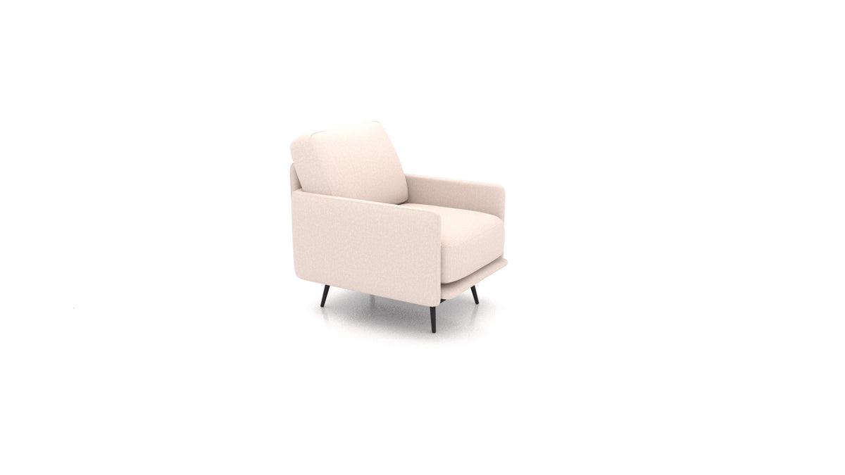 OIKO Sessel+, Sofa-Modul von FEYDOM im Stoff Hygge HG-04 Natur