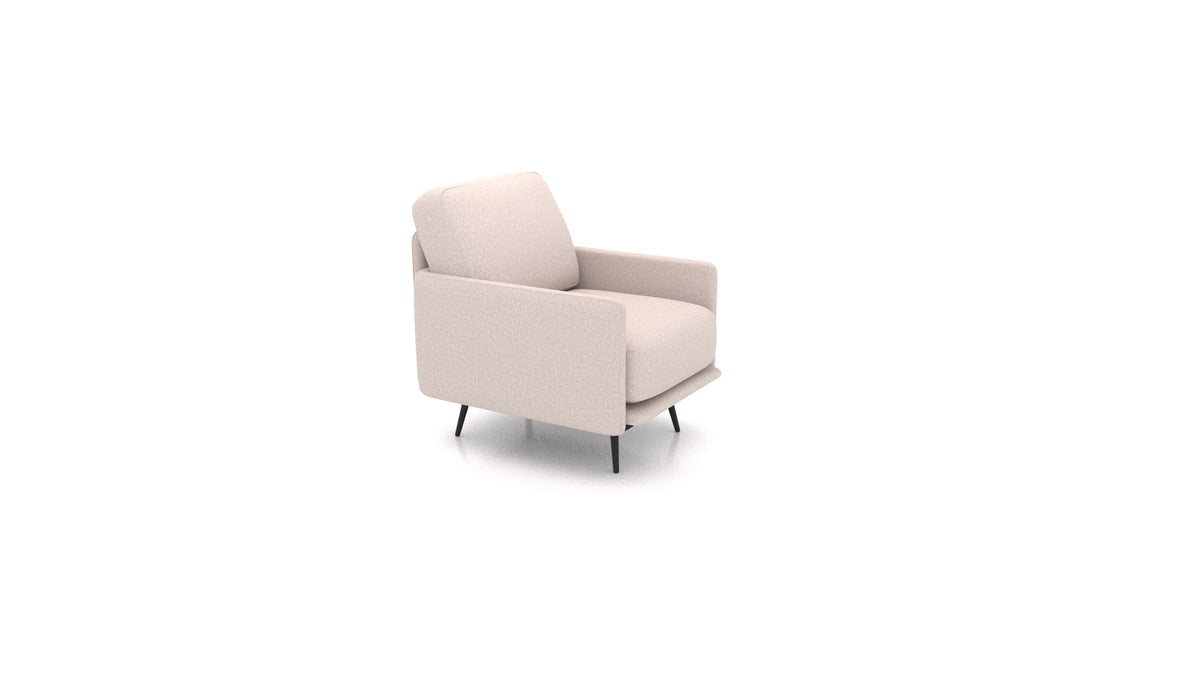 OIKO Sessel+, Sofa-Modul von FEYDOM im Stoff Hygge HG-08 Cappuccino