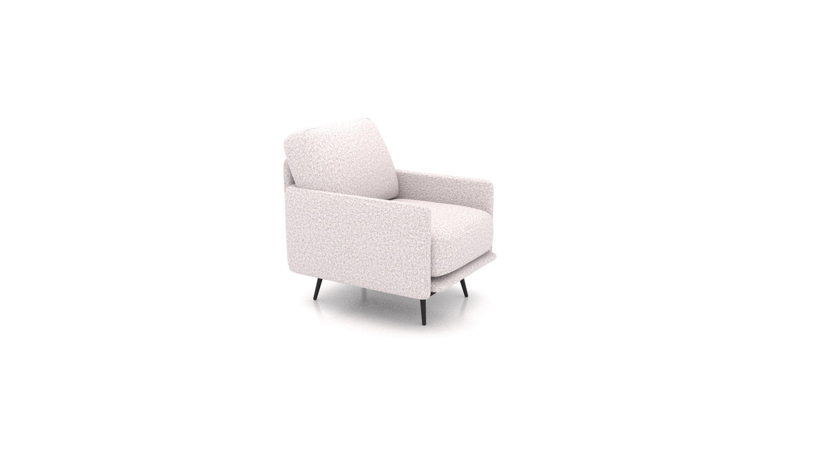 OIKO Sessel+, Sofa-Modul von FEYDOM im Stoff Hygge HG-09 Light Grey