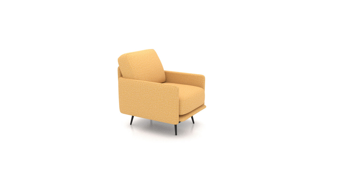 OIKO Sessel+, Sofa-Modul von FEYDOM im Stoff Hygge HG-53 Yellow