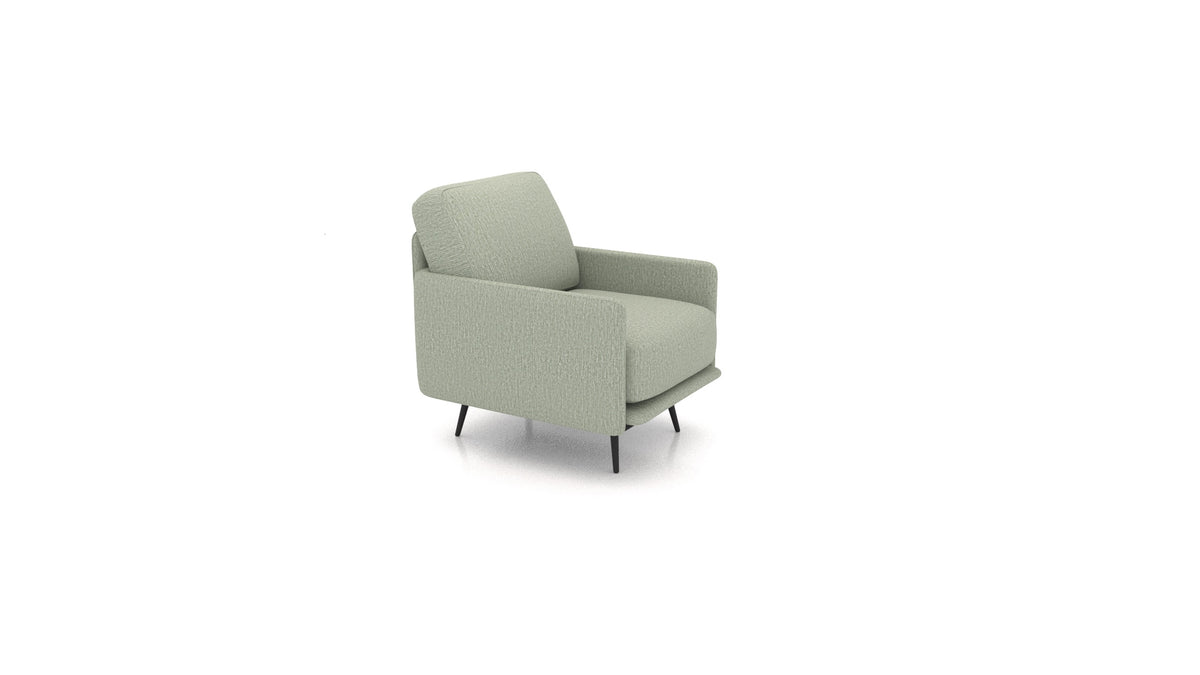 OIKO Sessel+, Sofa-Modul von FEYDOM im Stoff Heim HM-34 Jade