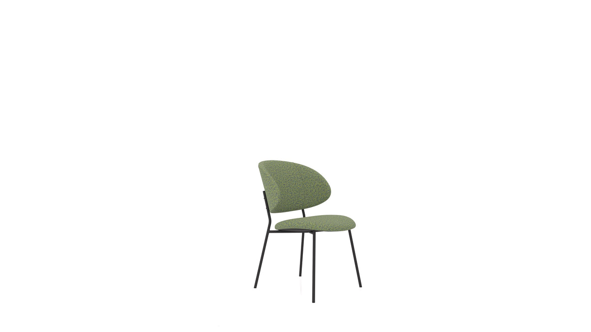 Stuhl ST-2, Hocker von FEYDOM im Stoff Hygge HG-34 Olive Green