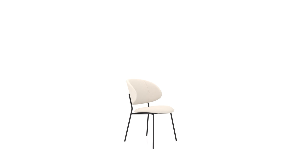Stuhl ST-2, Hocker von FEYDOM im Stoff Heim HM-03 White