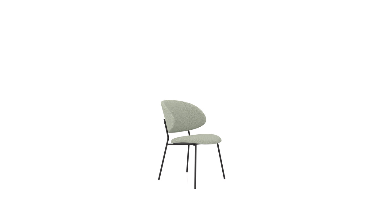 Stuhl ST-2, Hocker von FEYDOM im Stoff Heim HM-34 Jade