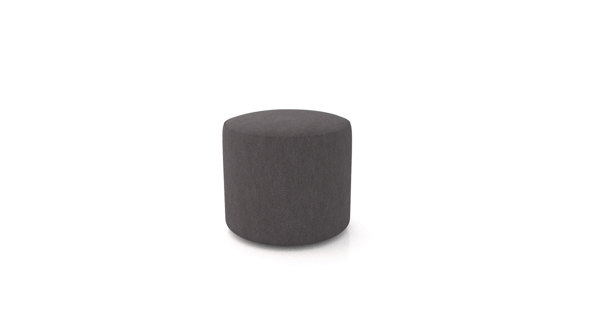 TA-2 Hocker, Hocker von FEYDOM im Stoff Mollia FF-12 Dark Grey
