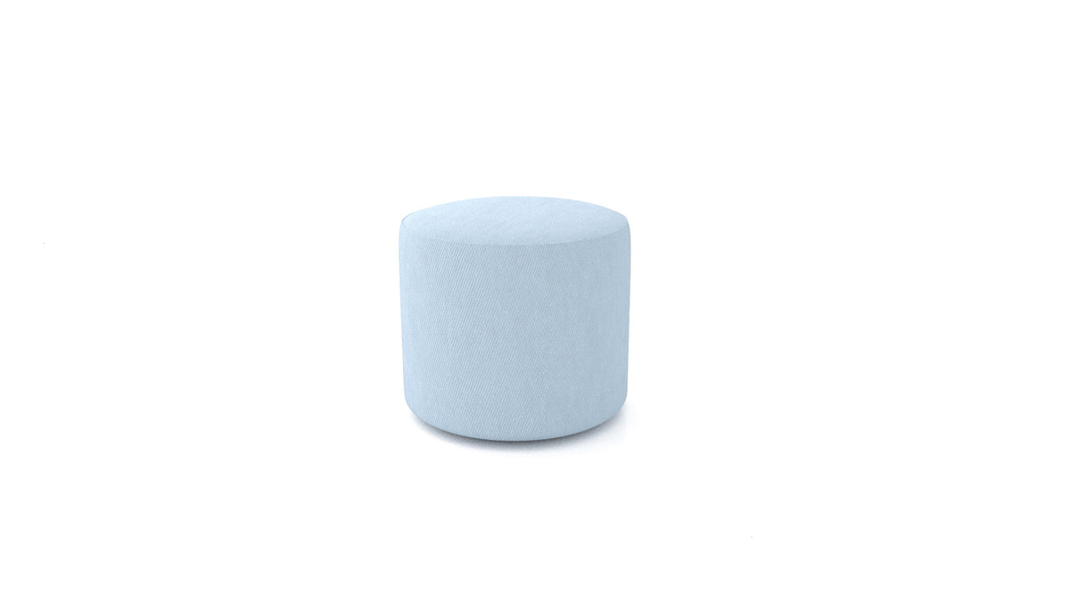 TA-2 Hocker, Hocker von FEYDOM im Stoff Mollia FF-19 Pastel Blue