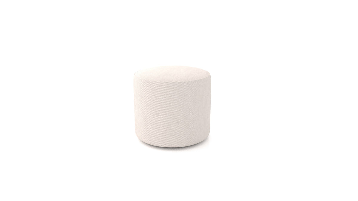 TA-2 Hocker, Hocker von FEYDOM im Stoff Mollia HC-04 White