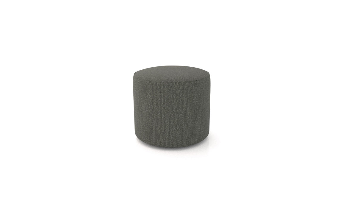 TA-2 Hocker, Hocker von FEYDOM im Stoff Heim HM-98 Dark Grey