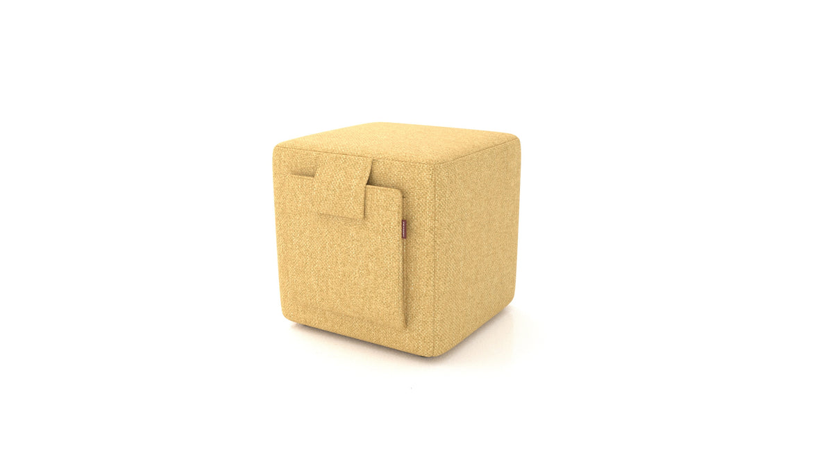 Tuck, Hocker von FEYDOM im Stoff Alure DE-48 Yellow