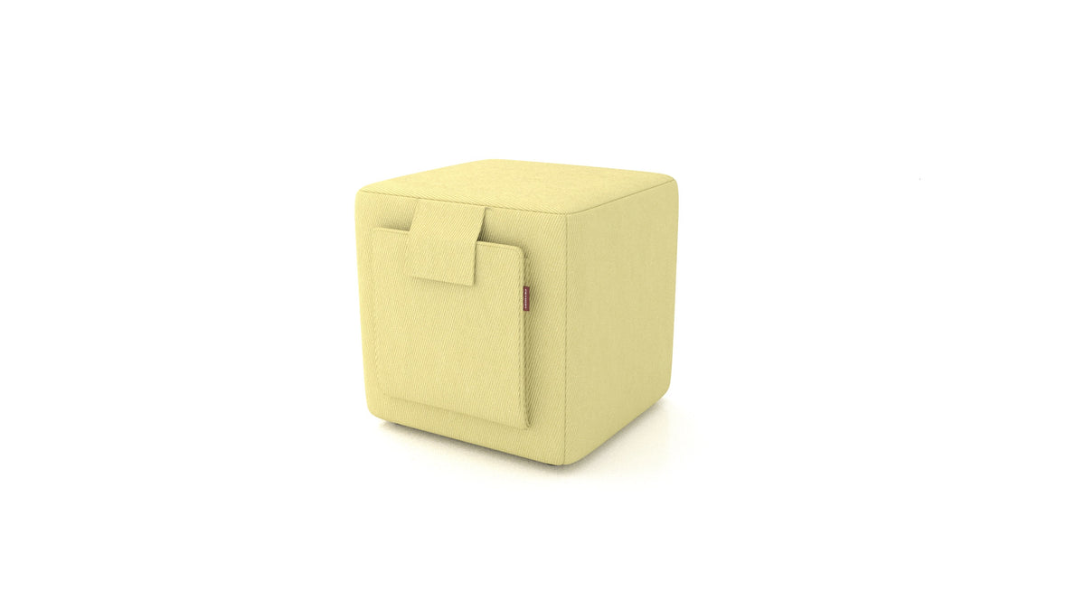 Tuck, Hocker von FEYDOM im Stoff Mollia HC-09 Grass Green