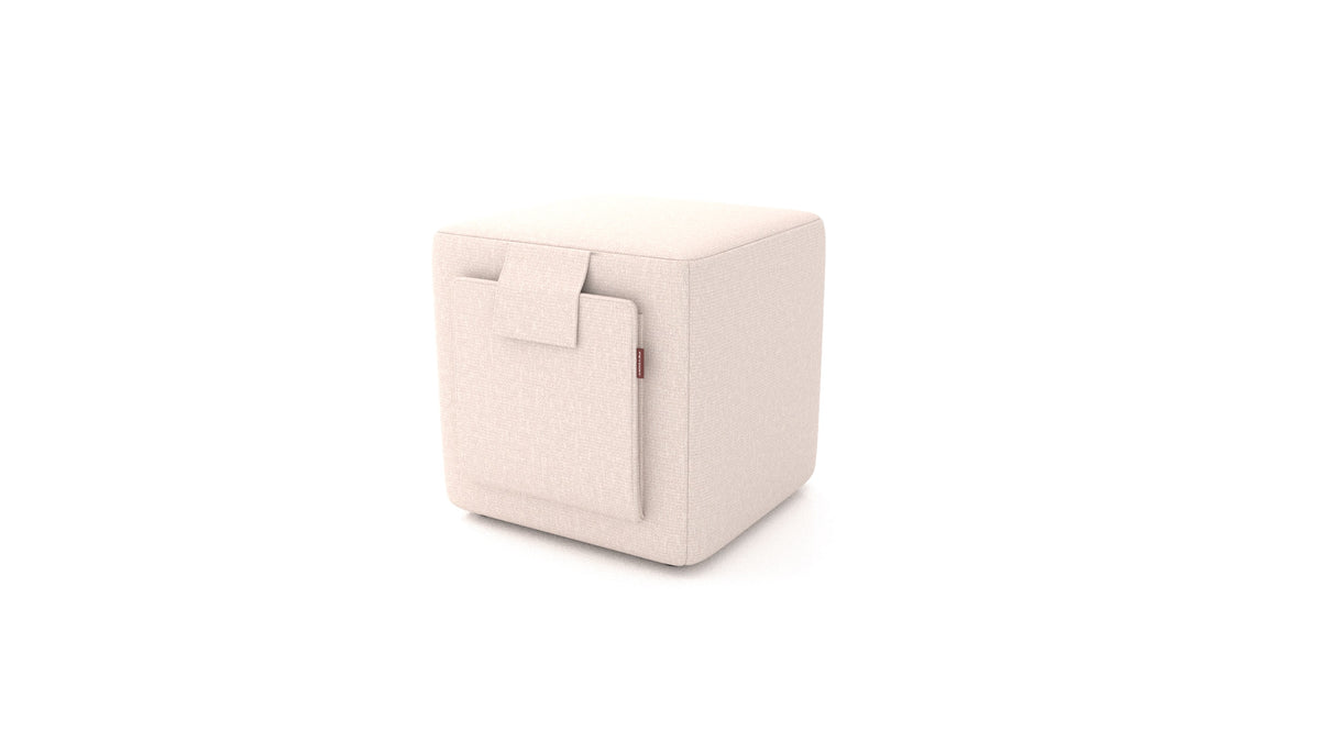Tuck, Hocker von FEYDOM im Stoff Hygge HG-04 Natur
