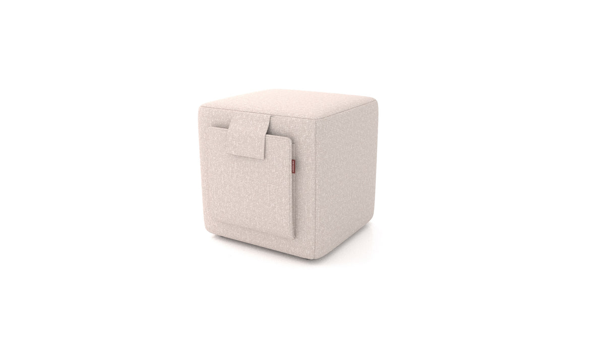 Tuck, Hocker von FEYDOM im Stoff Hygge HG-08 Cappuccino